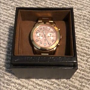 Michael Kors Rose gold oversized women’s watch